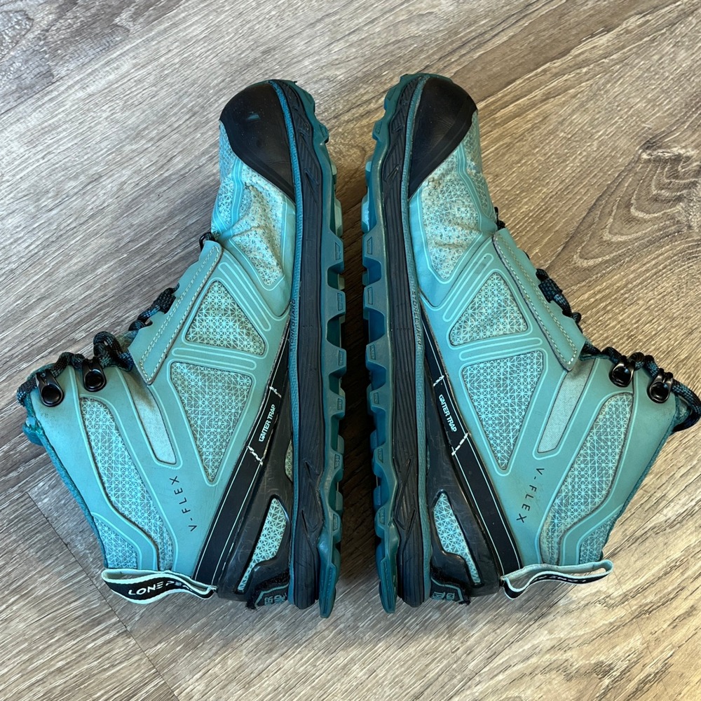 Altra Lone Peak 4 Mid RSM Teal Waterproof Hiking Trail Shoes Womens 8.5 ALW1855N - Picture 3 of 8